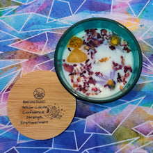 Load image into Gallery viewer, Candles - Crystal & Flower Intention Candles