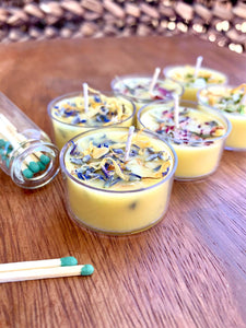 Purifying Beeswax Moon Candles