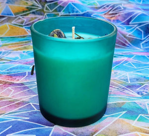 Candles - Crystal & Flower Intention Candles